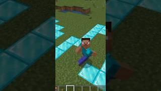 How to make a diamond block trail while walking in minecraft #shorts #minecraft