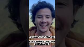 Albert Kaboo Lepcha | Serampore College Social 2024 | #shortsfeed | #shorts