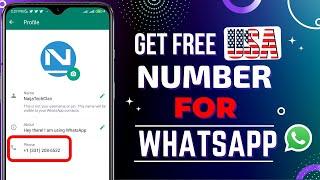 How To Get Free USA  Number For WhatsApp Verification