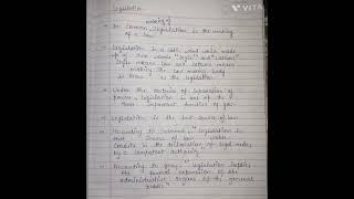 what is legislation | source of LAW jurisprudence #lawnotes #jurisprudence