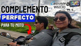  La MEJOR COMPAÑERA para un viaje en moto  PANTALLA CARPURIDE W603D con cámaras duales [REVIEW]