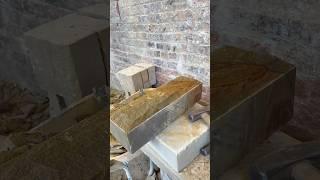 Pitching using firesharp nicker ️ #stonework #handtools #stonemasonry #asmrsounds #stonewalling