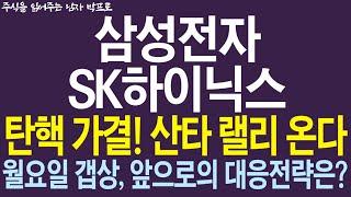 [삼성전자, SK하이닉스 주가전망] 탄핵 가결! 산타 랠리 온다! 월요일 갭상, 앞으로의 대응전략은? #삼성전자 #sk하이닉스