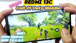 Xiaomi Redmi 13C Test Game Call Of Duty Mobile After Update MIUI 14.0.5.0 | Handcam