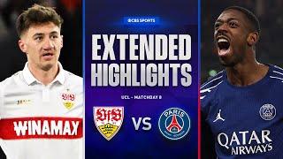 Stuttgart vs. PSG: Extended Highlights | UCL League Phase MD 8 | CBS Sports Golazo