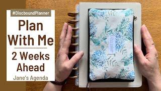 Plan 2 Weeks With Me | Jane’s Agenda Discbound Classic Planner