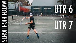 UTR 6 vs UTR 7 Tennis Match Highlights | Dying to Win | Richmond, Va