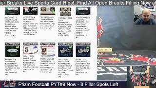 Welcome to Bomber Sports Cards Live Breaks Thursday! Prizm, Mosaic, Triple Threads & More!