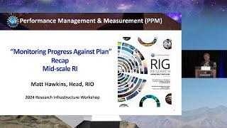 Recap of Monitoring Progress Against Plan on Mid-scale Research Infrastructure