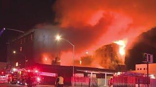 Historic Marysville hotel destroyed by flames