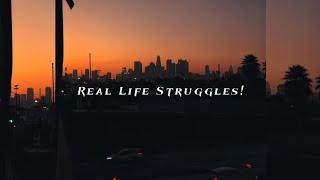 REAL LIFE STRUGGLES - Hamza Rashid | A Rap For Middle Class Life Struggles | (Visualizer Video)