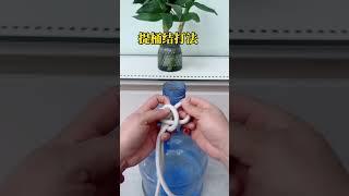 Learn how to tie a knot in a bucket in 30 seconds! #funny#daily