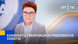 Rinkimai 2024. Kandidatų į Respublikos Prezidentus debatai | 2024-05-08