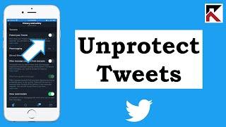 How To Unprotect Your Tweets Twitter App