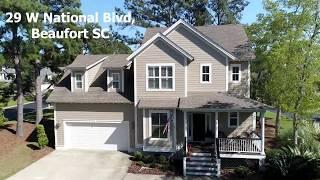 House for Sale 29 W National Blvd, Beaufort SC Golf Course Community on Cat Island