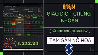 GIAO DỊCH CHỨNG KHOÁN 16/08/2024 - TAM SÀN NỞ HOA TÍM - BẤT CHỨNG LÀ TÂM ĐIỂM #chungkhoan #suindex