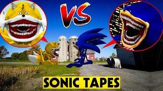 SHIN SONIC TAPES VS SHIN TAILS TAPES IN REAL LIFE | THE SONIC TAPES