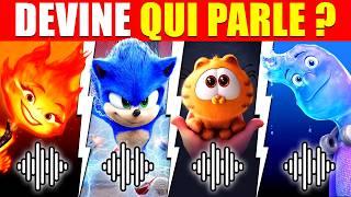 Devine QUI PARLE spécial FILMS D'ANIMATIONS  Flack & Flam, Sonic, Garfield, Les Minions... 