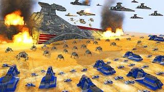 Can Clone Army Hold Crashed SHIP DEFENSE vs DROID INVASION?! - Men of War: Star Wars Mod