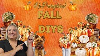 "OH PUMPKIN" FALL DIYs/1ST OF THE MONTH PLAYLIST/FALL DECOR