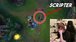 Sneaky spectates a SCRIPTER (who got BANNED by Riot Vanguard)