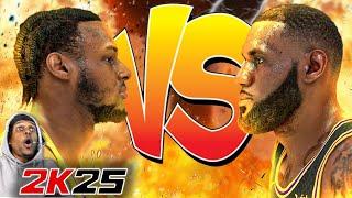 BRONNY JAMES ON NBA 2K25 NEXT GEN! LEBRON JAMES VS BRONNY