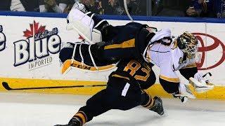 NHL: Goalies Getting Hit Part 3