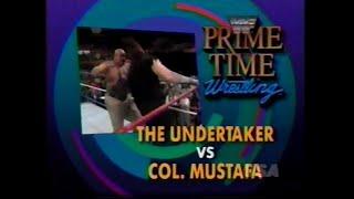 Undertaker vs Col Mustafa   Prime Time March 16th, 1992