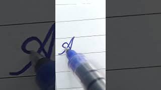 Aa - How to write English Capital and small letters a to z | Cursive writing a to z #shorts