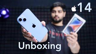 iPhone 14 ( Blue ) Unboxing & First impressions | what’s new? | Mohit Balani