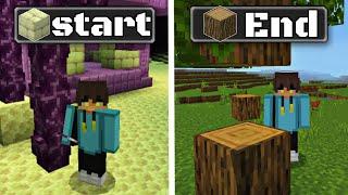 i Beat Minecraft pe in Backwards! | AnuragPie