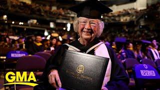 90-year-old great-grandma earns college degree