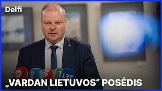 Tiesiogiai: komentarai po Demokratų sąjungos „Vardan Lietuvos“ valdybos posėdžio