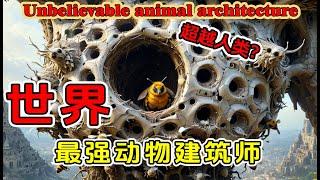 世界上令人震惊的动物建筑，第一名超越人类！#动物建筑#自然工程#脑洞大开