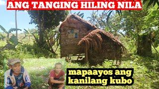 DALAWANG MATANDANG MAGKAPATID NA BINATA NAKATIRA SA BULOK NA KUBO! HILING NILA NA MAPAAYOS