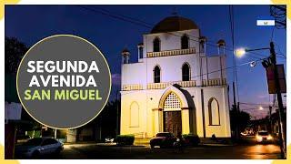 SAN MIGUEL de noche: Segunda Avenida y sus hermosas Iglesias - EL SALVADOR 2025