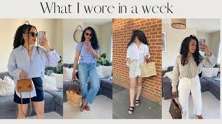 WHAT I WORE IN A WEEK | HOT LONDON WEATHER | VILMA MARTINS