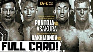 UFC 310 Predictions Pantoja vs Asakura Full Card Betting Breakdown