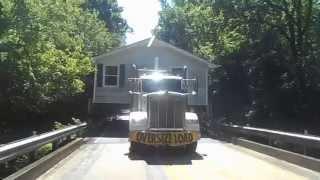 House Move in Alabama with Hydraulic Kiwi Trailer