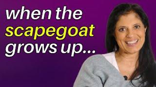 What happens to the scapegoat in adulthood?