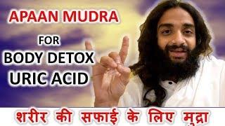 अपान मुद्रा | APAAN MUDRA FOR BODY DETOX & URIC ACID BY NITYANANDAM SHREE