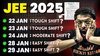 JEE Mains 2025 : Easy, Moderate & Tough Exam Shifts | Harsh Priyam Sir