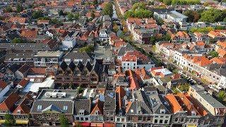 The Netherlands : Delft city viewed from the New Church (De Nieuwe Kerk) tower