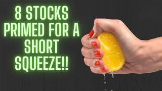 8 Stocks with CRAZY High Short Interest | Short Squeeze Imminent on AMC, GME, Etc!