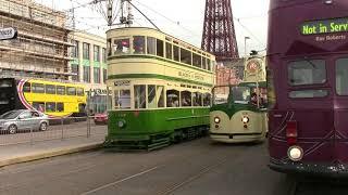 Blackpool Heritage Tram Tours Anniversary Spectacular 2018 and Preserved Buses