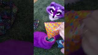 fursuit unboxing with commentary! #furry #fursuiter