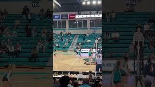 Picking up a dig in our last home match of the season for Coastal Carolina Volleyball.  #volleyball