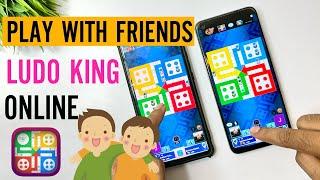 Ludo king me friend ke sath online kaise khele | How to play ludo with friends online | Ludo king |