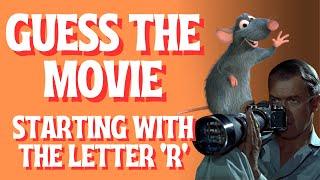 Can you Name all these Movies Starting with the Letter 'R' | Picture Quiz (60 Films to Guess)