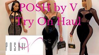 PoshByV Fashion Try On Haul |  My Honest Review & Thoughts Aaileyah lynn #tryonhaul #fashion